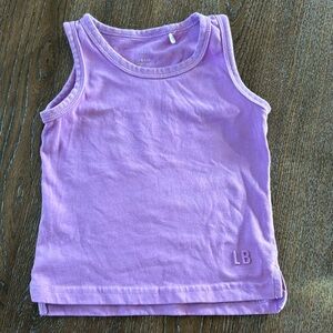 Little bipsy elevated purple tank